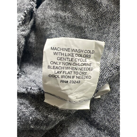 Soho New York & Company  Womens Gray Long-Sleeve Button-Down Shirtdress Medium - Picture 5 of 15